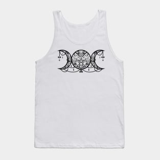 Triple Moon - Triple Goddess Ornament Tank Top